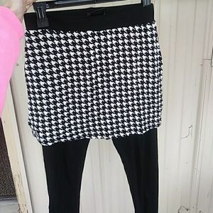 Skirt with pants